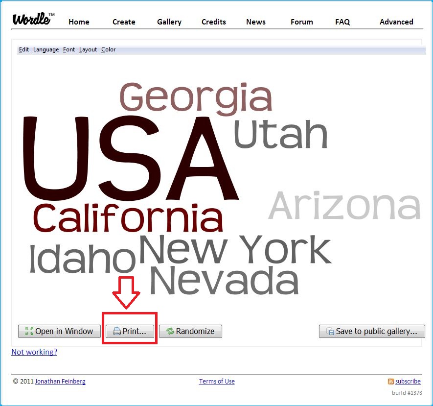 214unlv [licensed for use only] / Wordle_F12